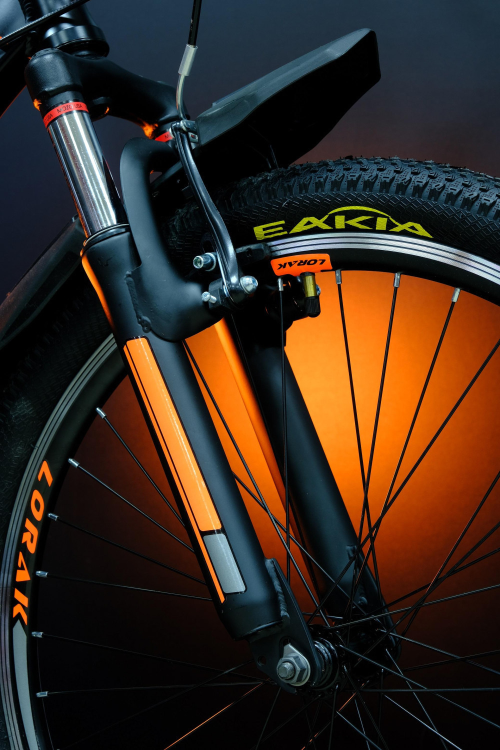 Lorak RACE Lite 24 Матовый Чёрно/Оранжевый