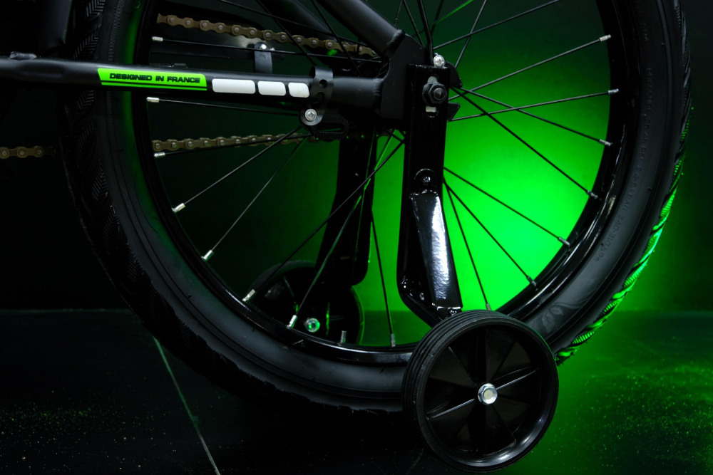 Lorak Junior 18 Boy Матовый Чёрный/Зелёный