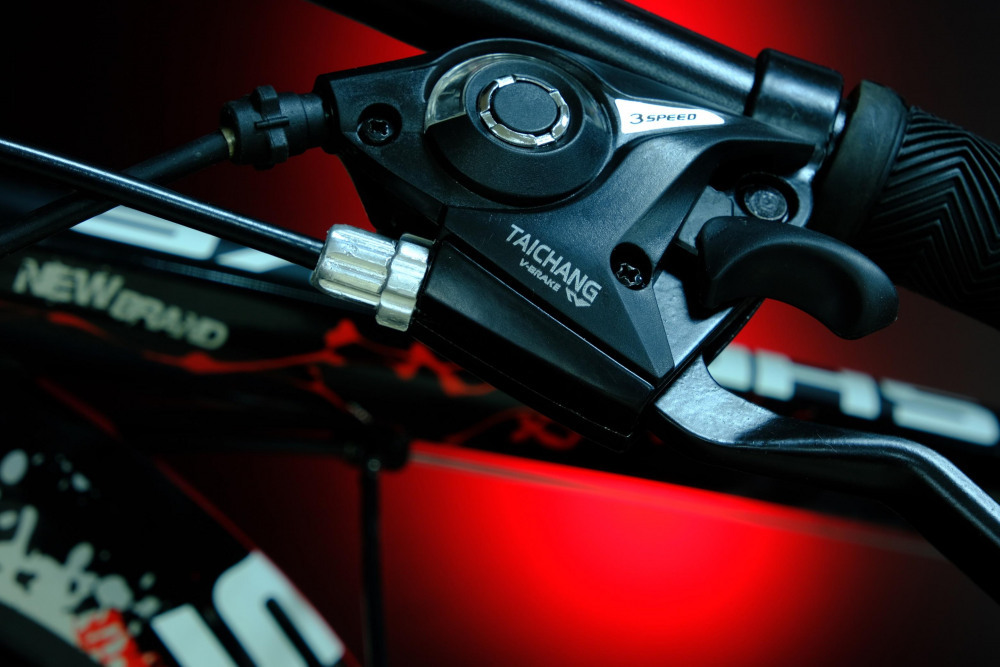 SHM Bike New Grand FAT 26 Чёрный/Красный