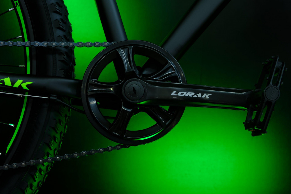 LORAK Safe PLUS 26 Матовый Чёрный/Зелёный