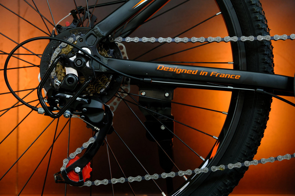 LORAK Fast 24 Матовый Чёрный/Оранжевый