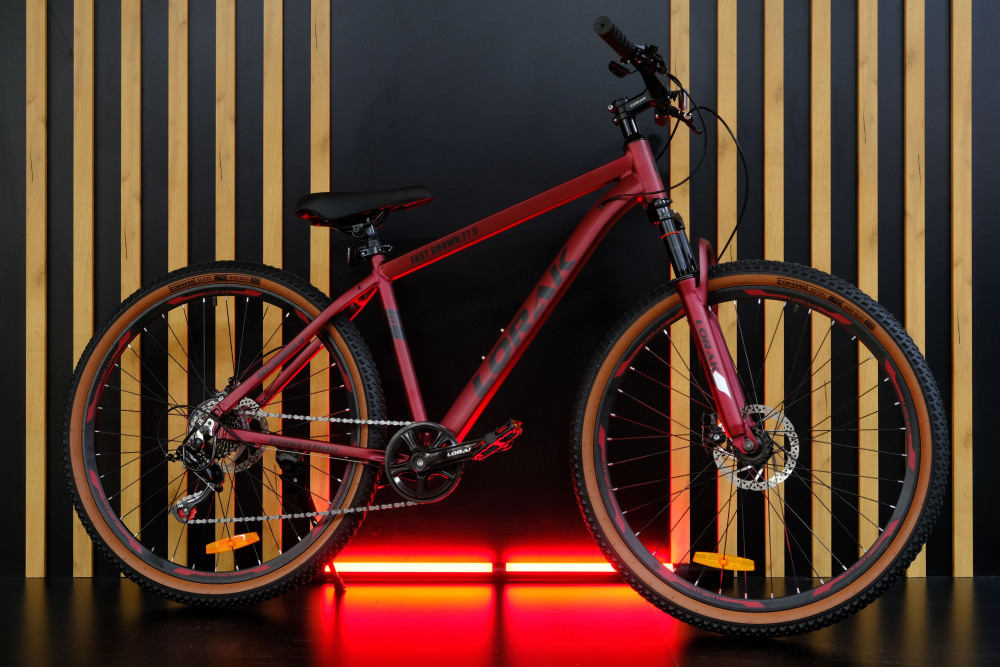 LORAK Fast Brown 27,5 Матовый Красный рама 17 (на рост 155-173)